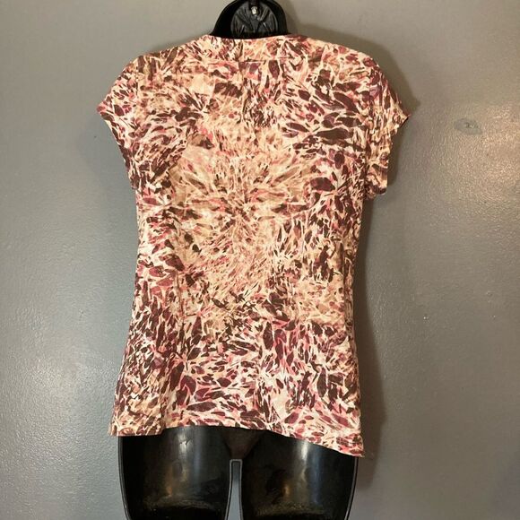 Liz Claiborne Multicolor Patterned Blouse - Picture 3 of 4